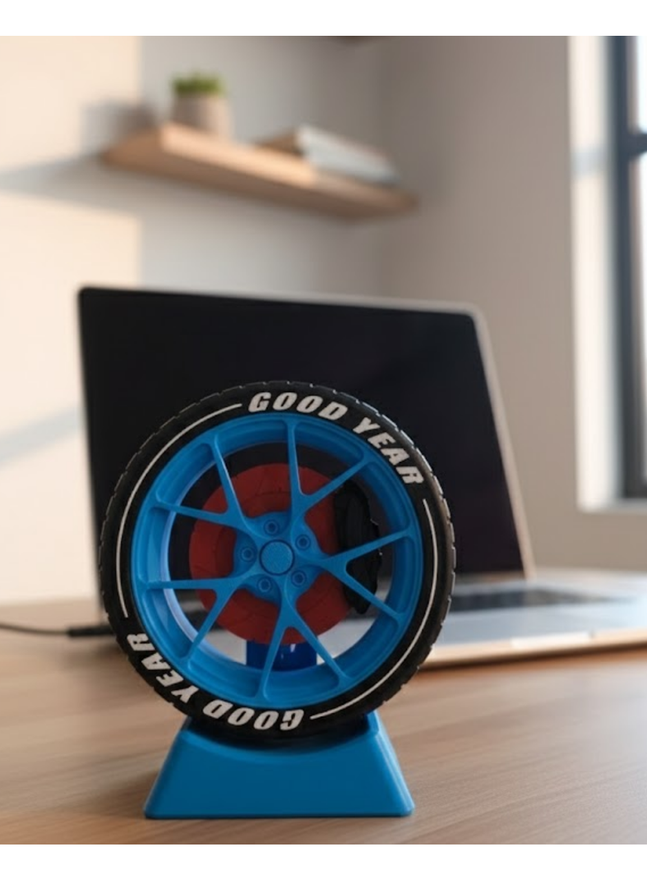 Ofis ve Home Office İçin Jant Temalı Dekoratif Obje