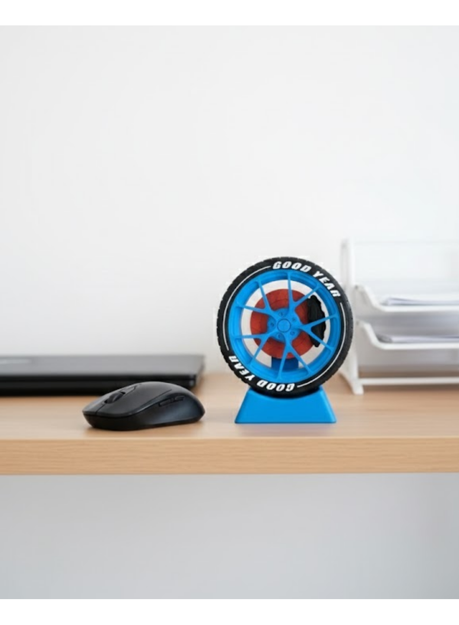 Ofis ve Home Office İçin Jant Temalı Dekoratif Obje