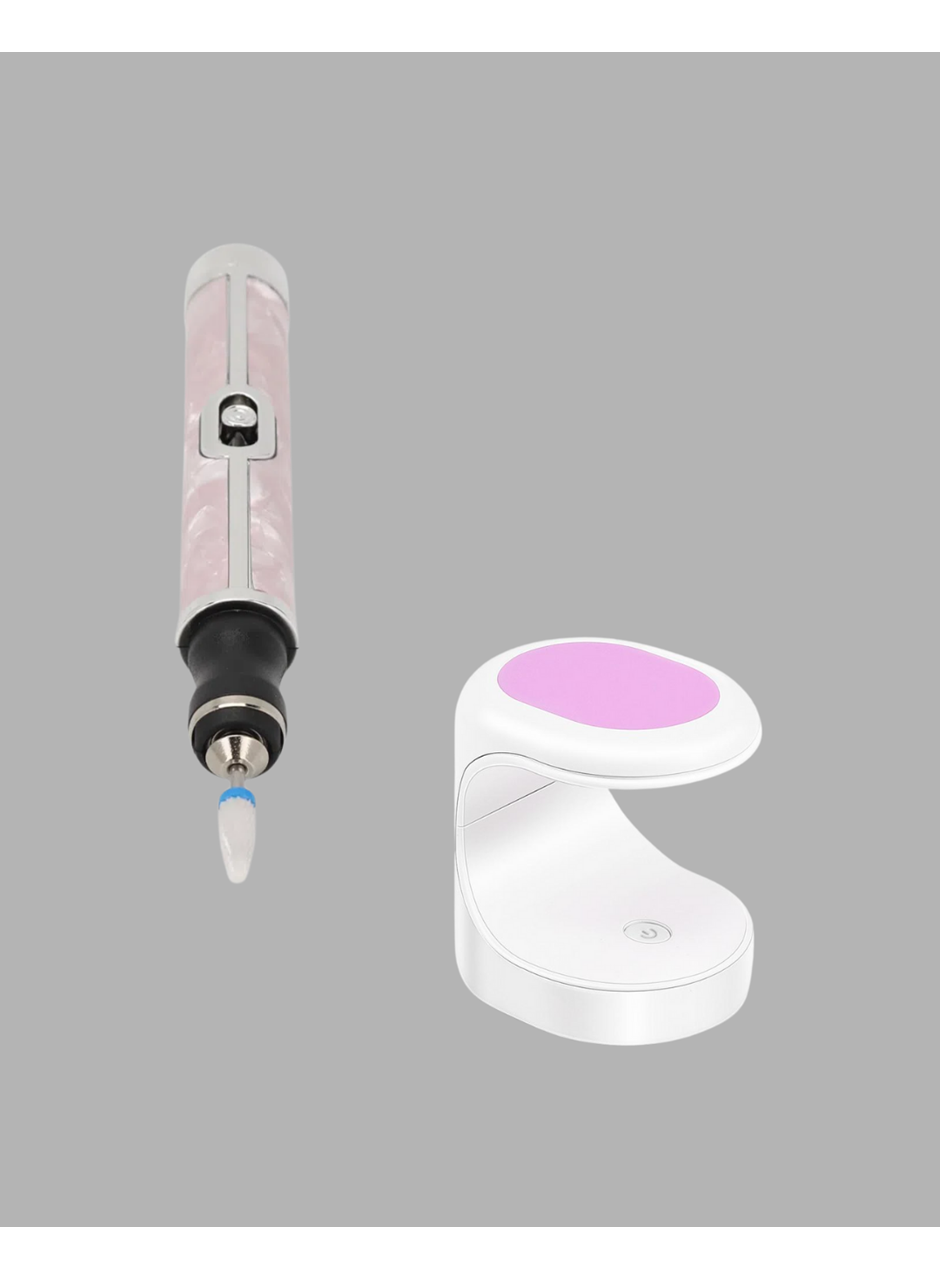 20.000 RPM Tırnak Matkabı + Mini LED Oje Kurutma Cihazı Seti