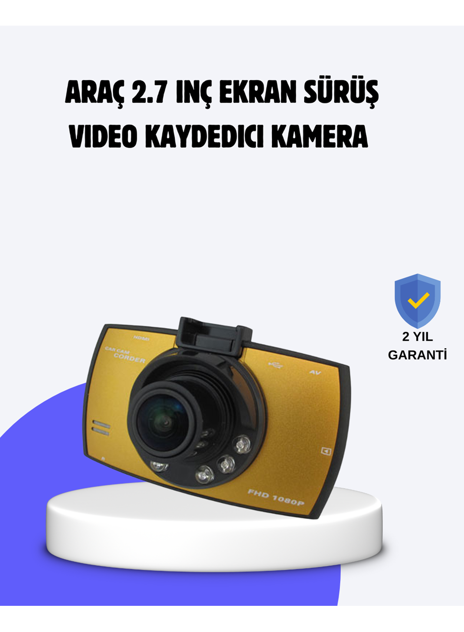 Full HD Araç Kamerası G Sensor Gece Görüşlü Dash Cam