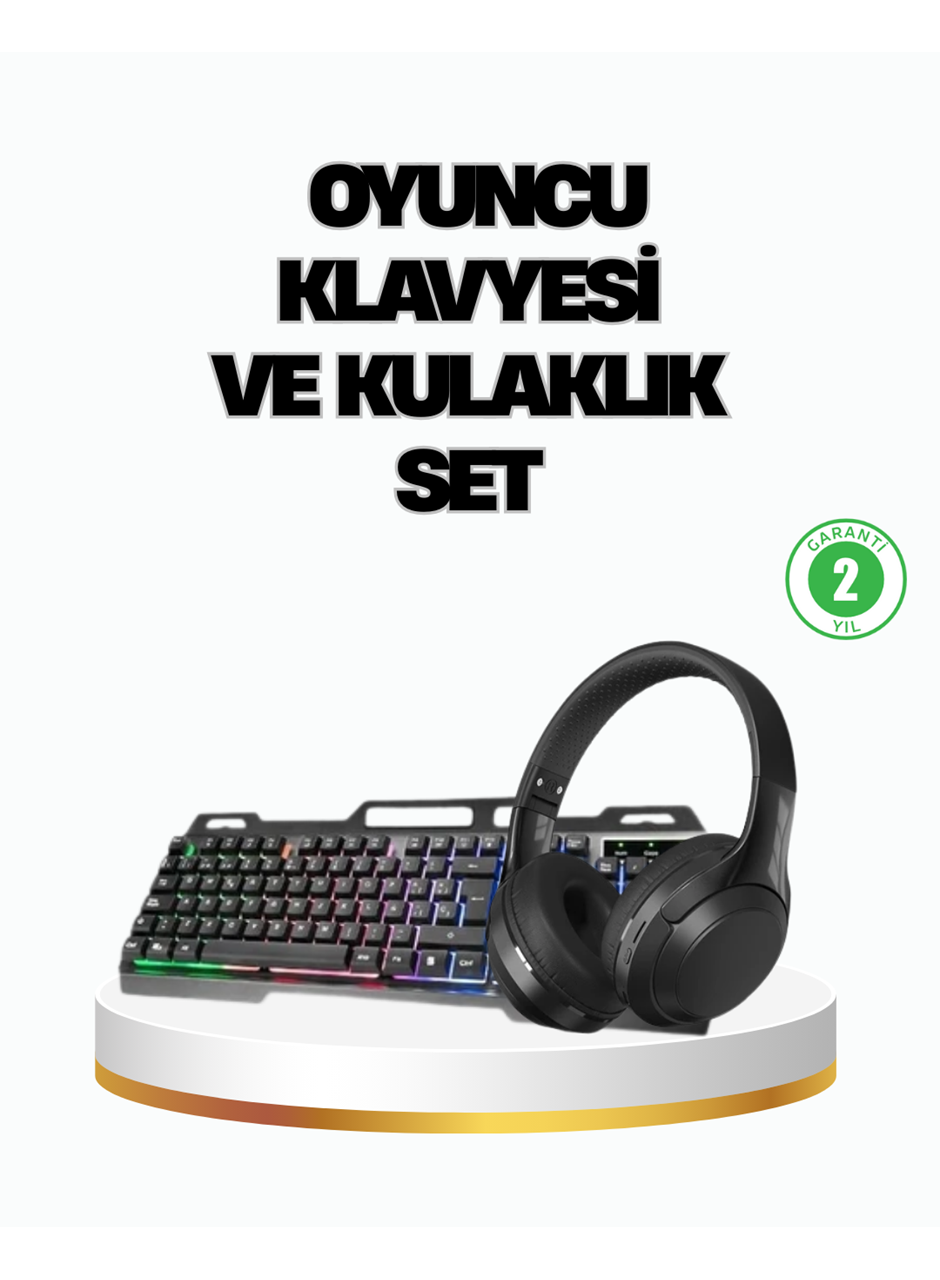 HN01 KULAKLIK + PG-8018 OYUNCU KLAVYESİ SET