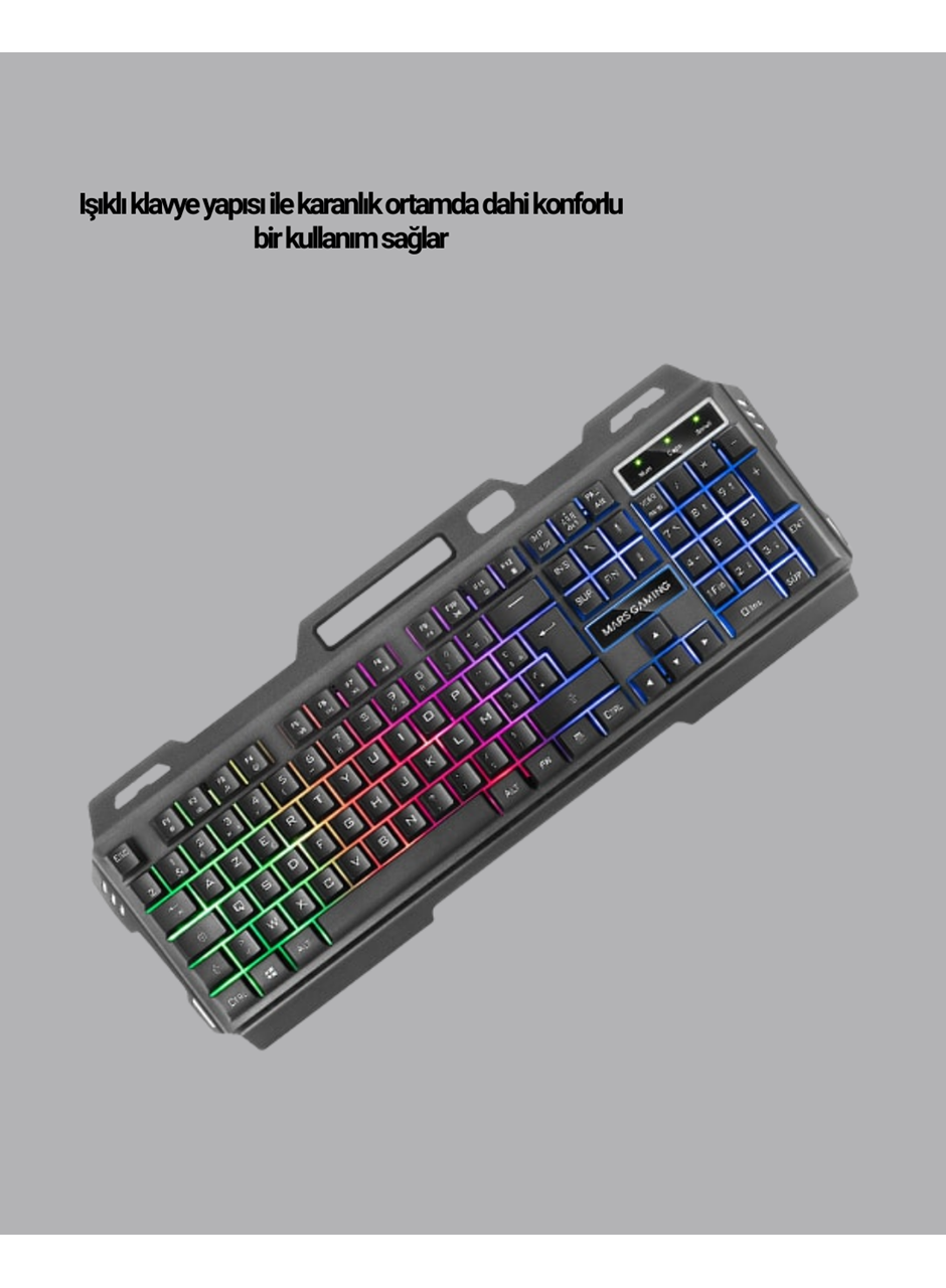 HN01 KULAKLIK + PG-8018 OYUNCU KLAVYESİ SET