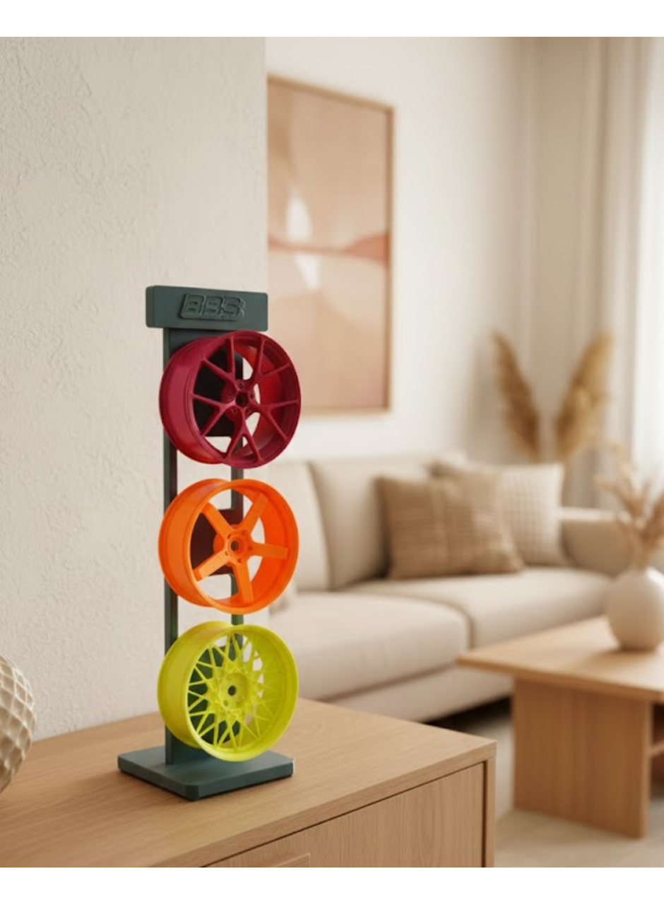 Üçlü Jant Dekoratif Aksesuar Renkli Modern Salon Dekoru