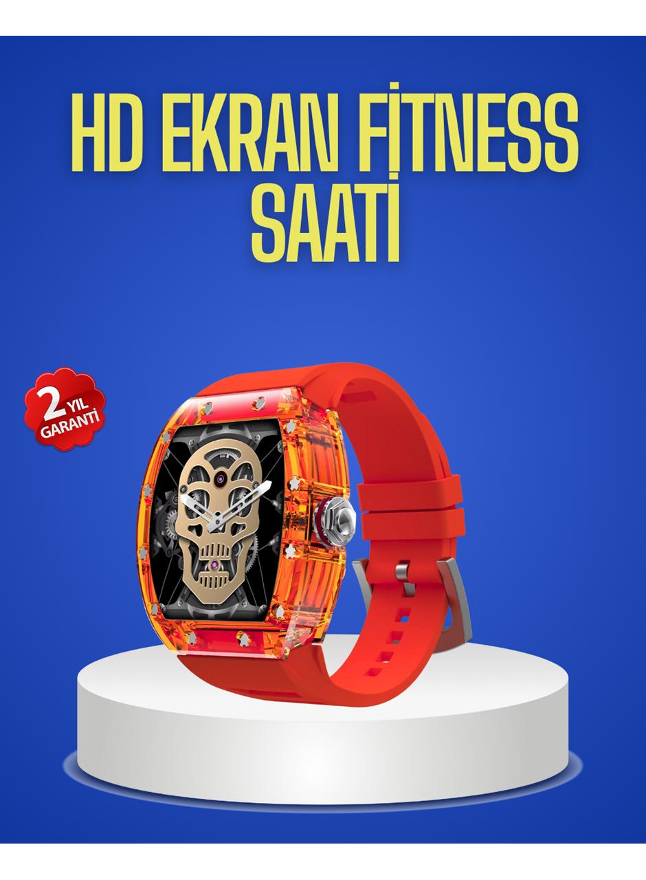 Şeffaf Tasarımlı Akıllı Saat Dokunmatik Ekranlı
