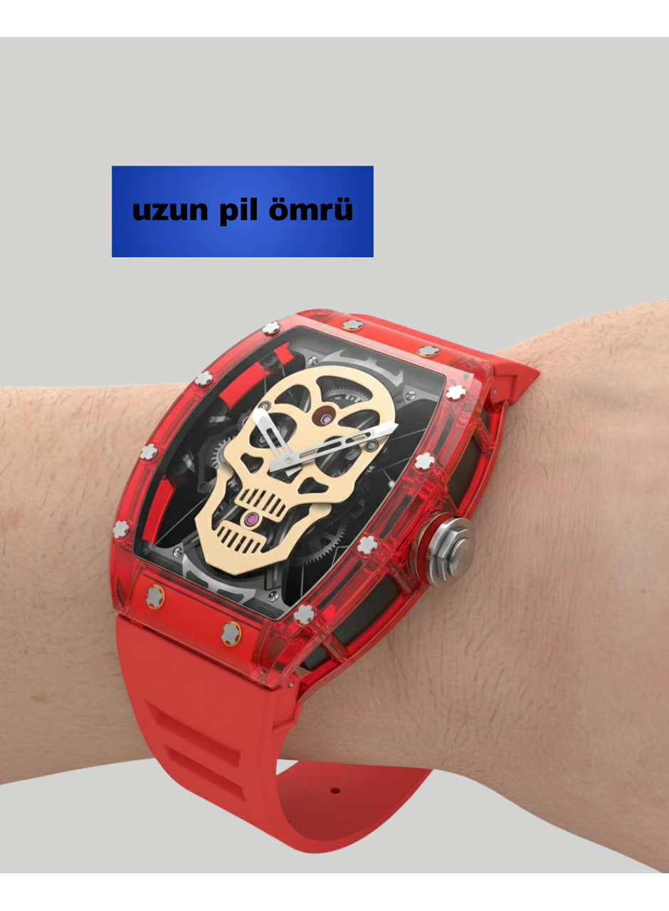 Şeffaf Tasarımlı Akıllı Saat Dokunmatik Ekranlı