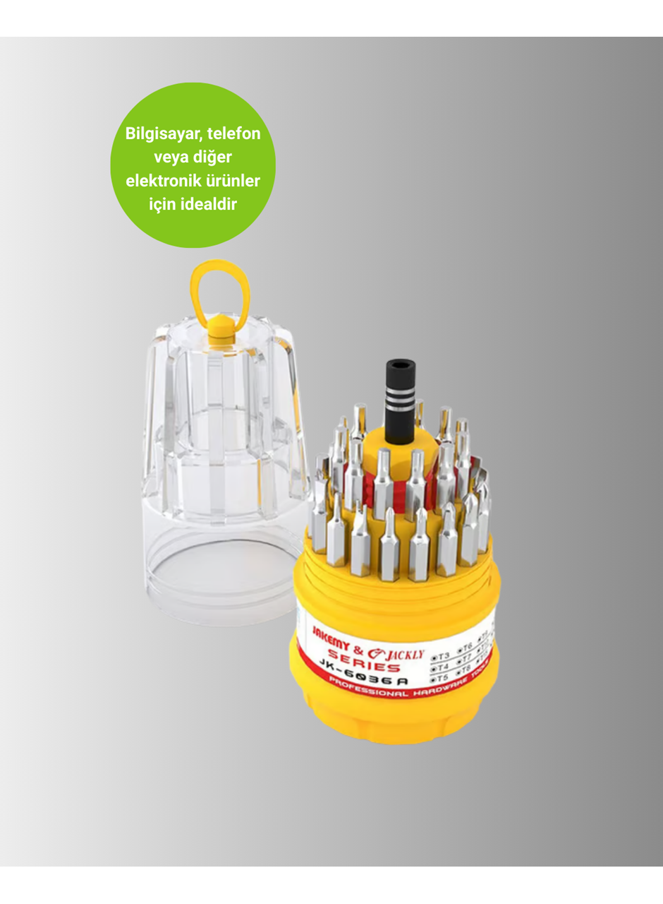 Çok Fonksiyonlu Tornavida Seti Telefon ve Bilgisayar Uyumlu
