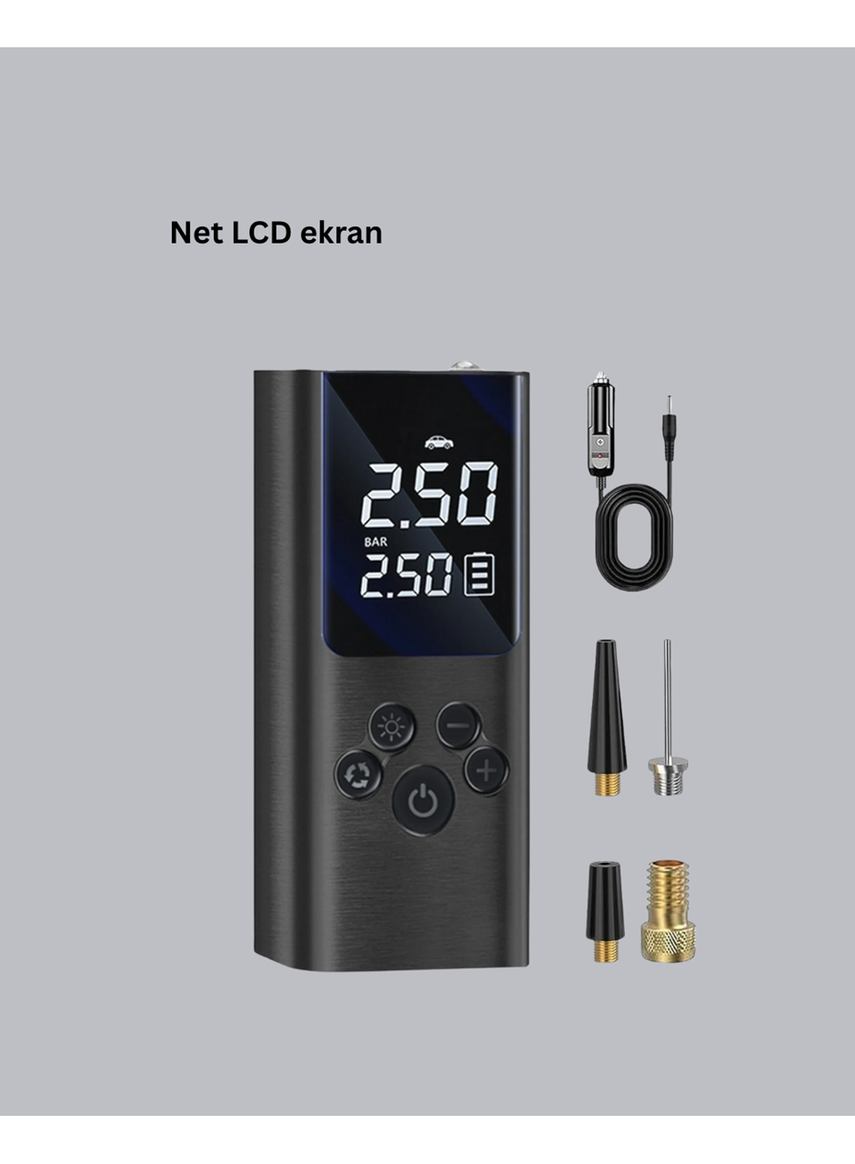 Dijital Lastik Pompası Çok Amaçlı Taşınabilir Kompresör