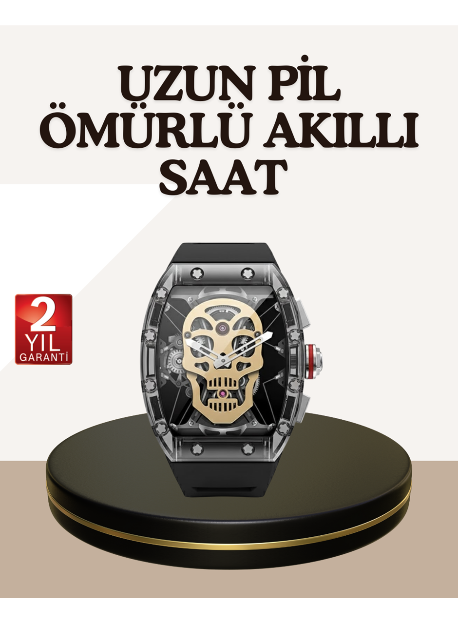 Dokunmatik Akıllı Saat Sesli Asistanlı Geniş Özellikli