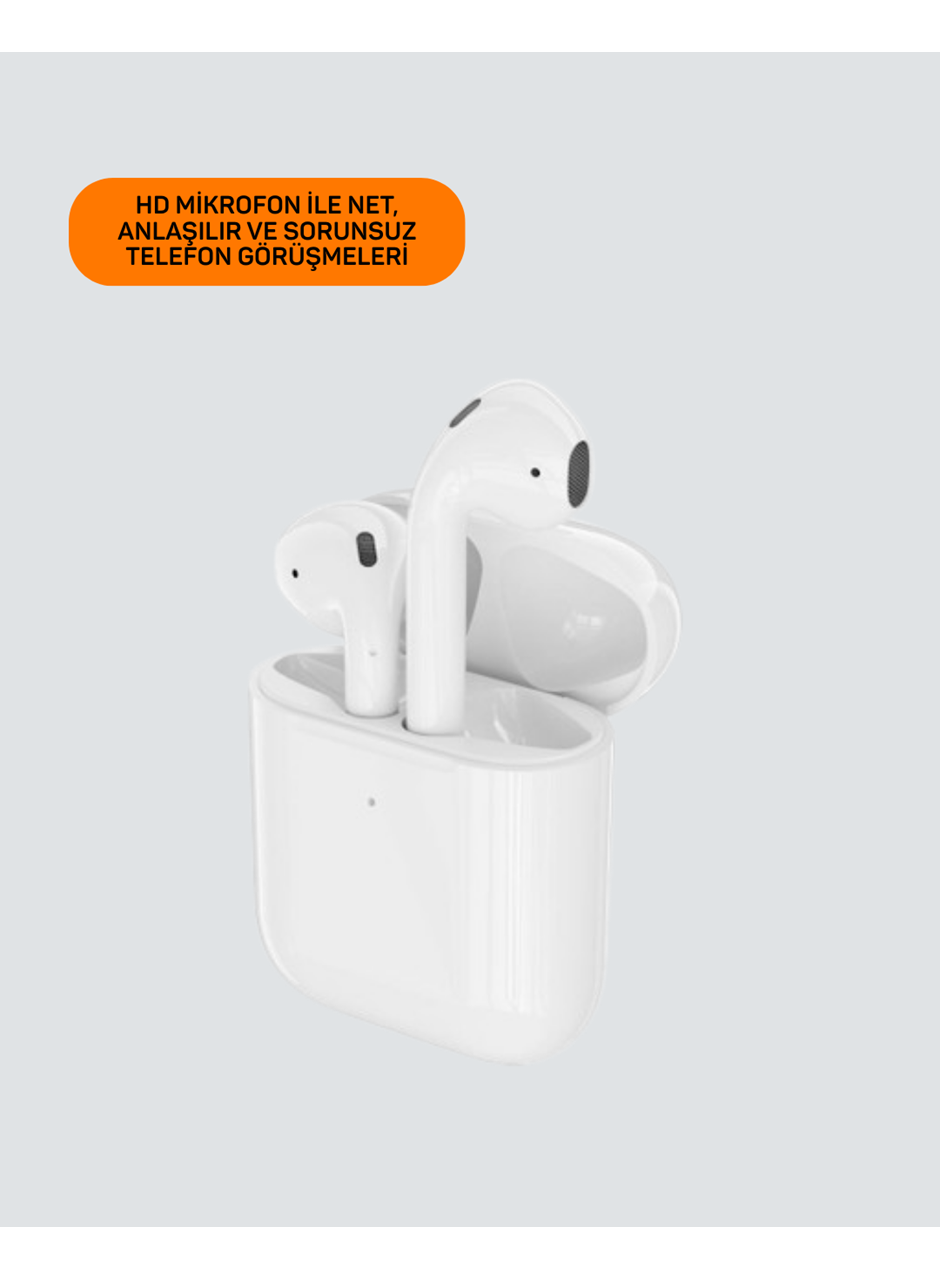 iPhone Modelleriyle Uyumlu Bluetooth Kulaklık Gürültü Önleme Özellikli