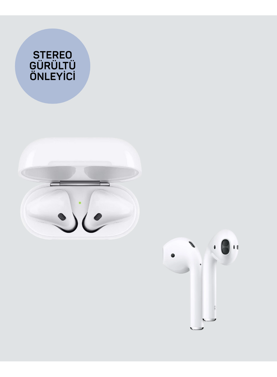 iPhone Modelleriyle Uyumlu Bluetooth Kulaklık Gürültü Önleme Özellikli