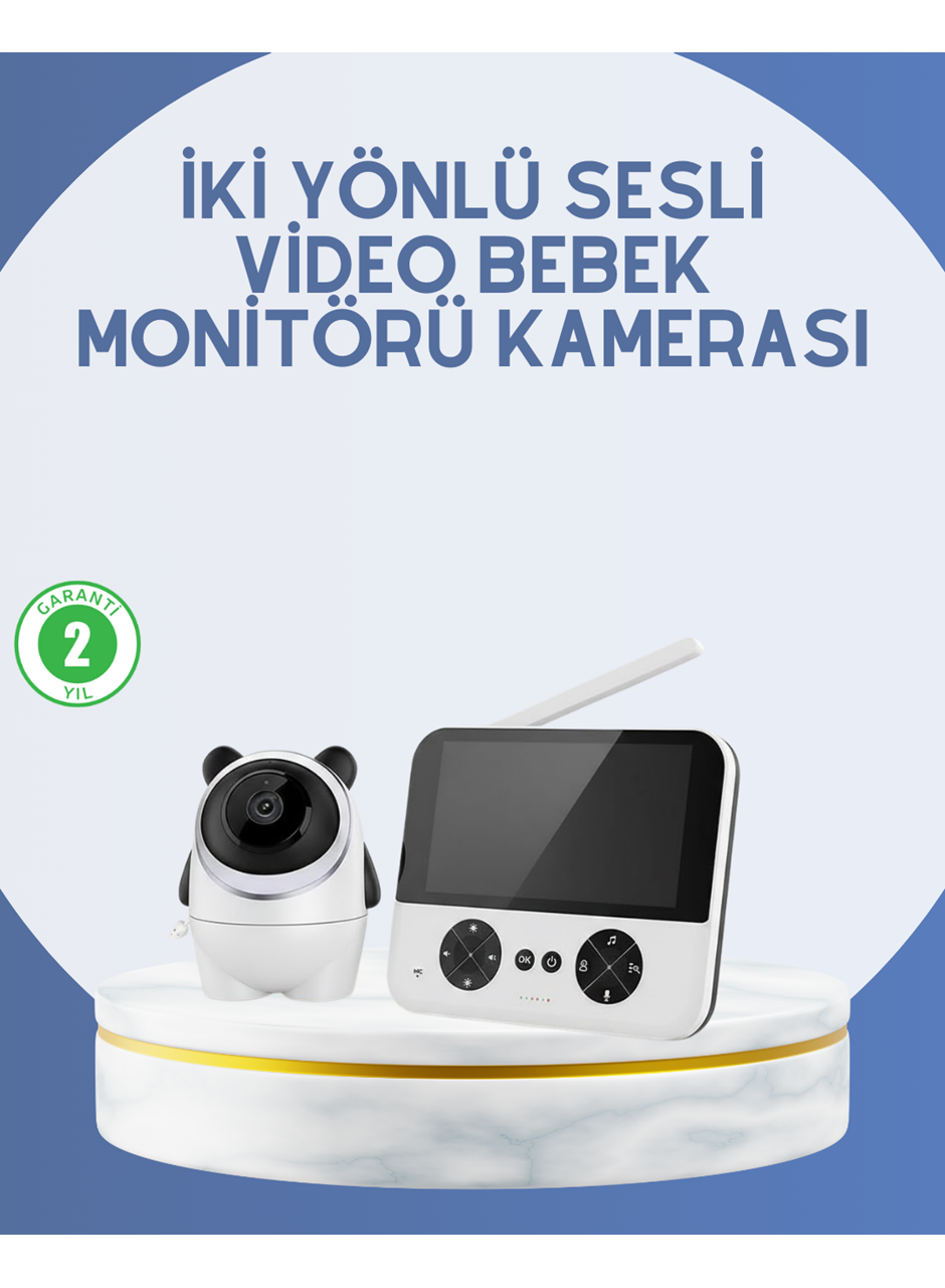 Kablosuz Bebek Monitörü 720P Görüntü ve Geniş Ekran