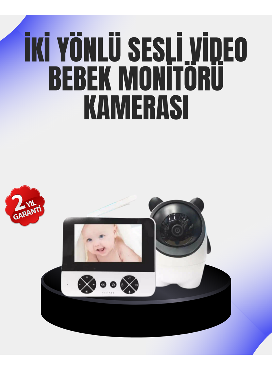 Uzaktan Kontrollü Bebek Kamerası Ninni ve Zoom Özellikli