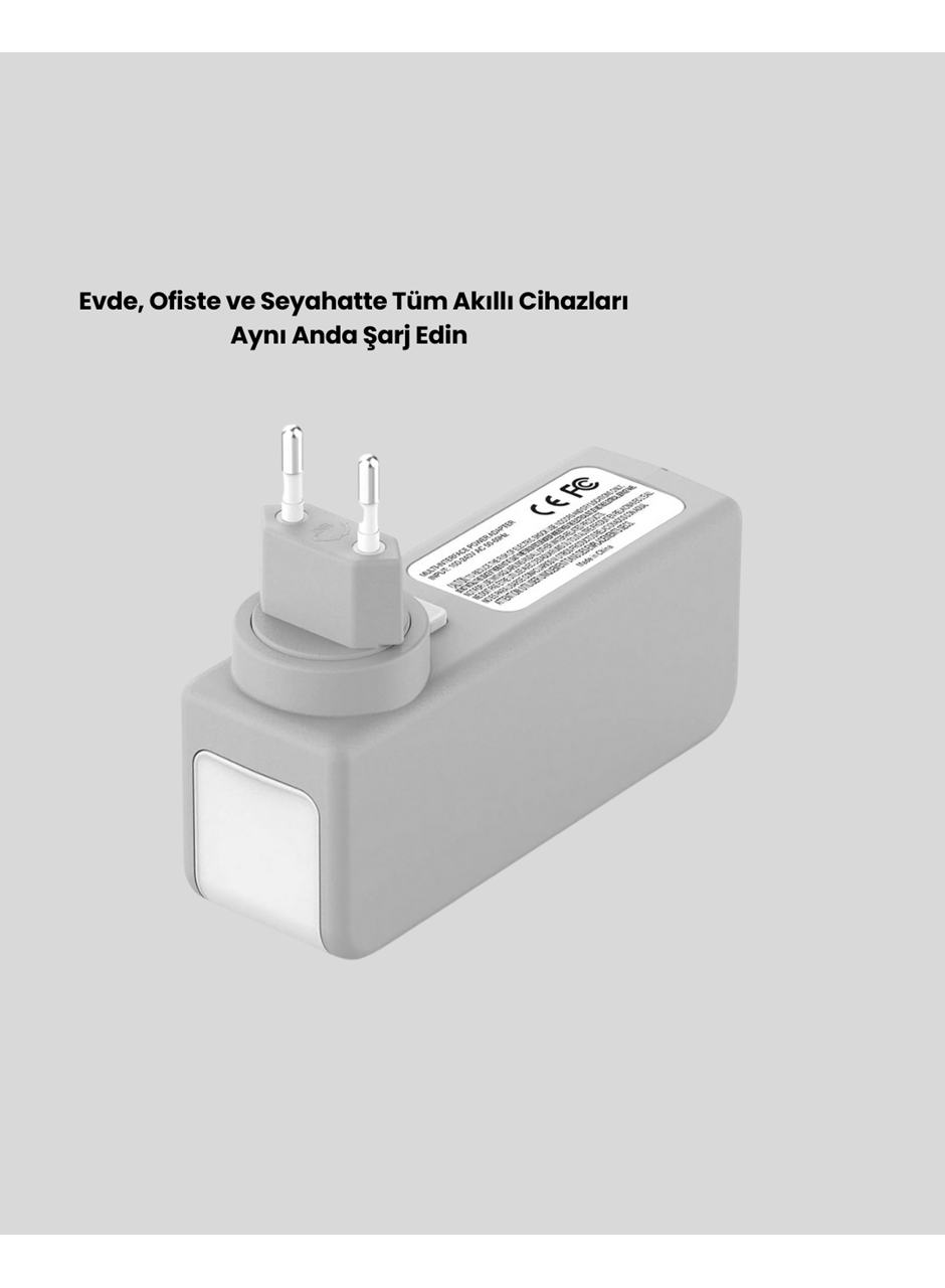 Ev ve Ofis İçin Zaman Kontrollü Çoklu Şarj Cihazı