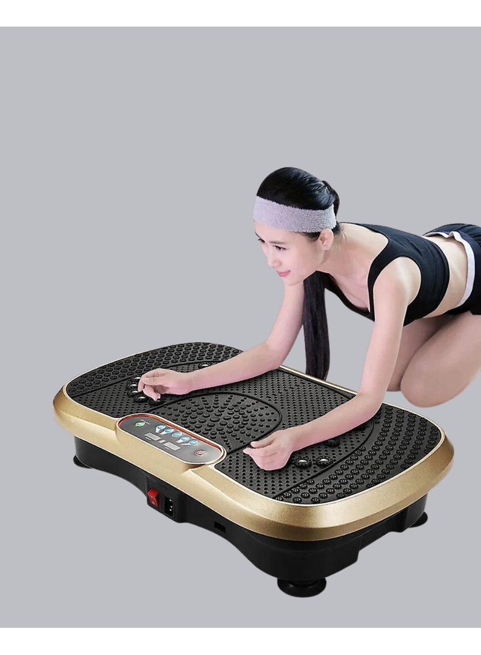 Evde Spor İçin Titreşimli Plate Fitness Platformu