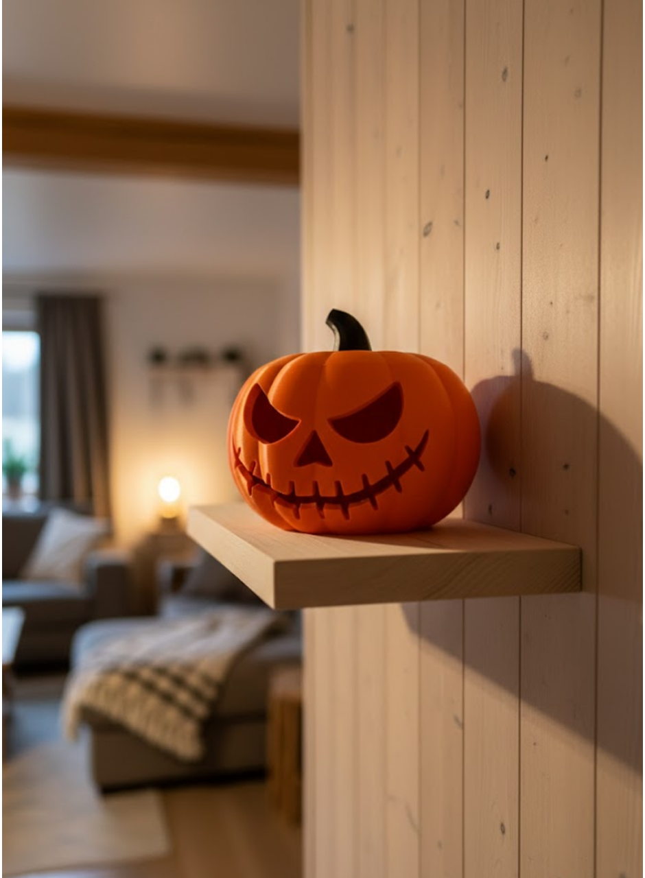 21 cm Kapaklı Balkabağı Kutu Konsept Dekor