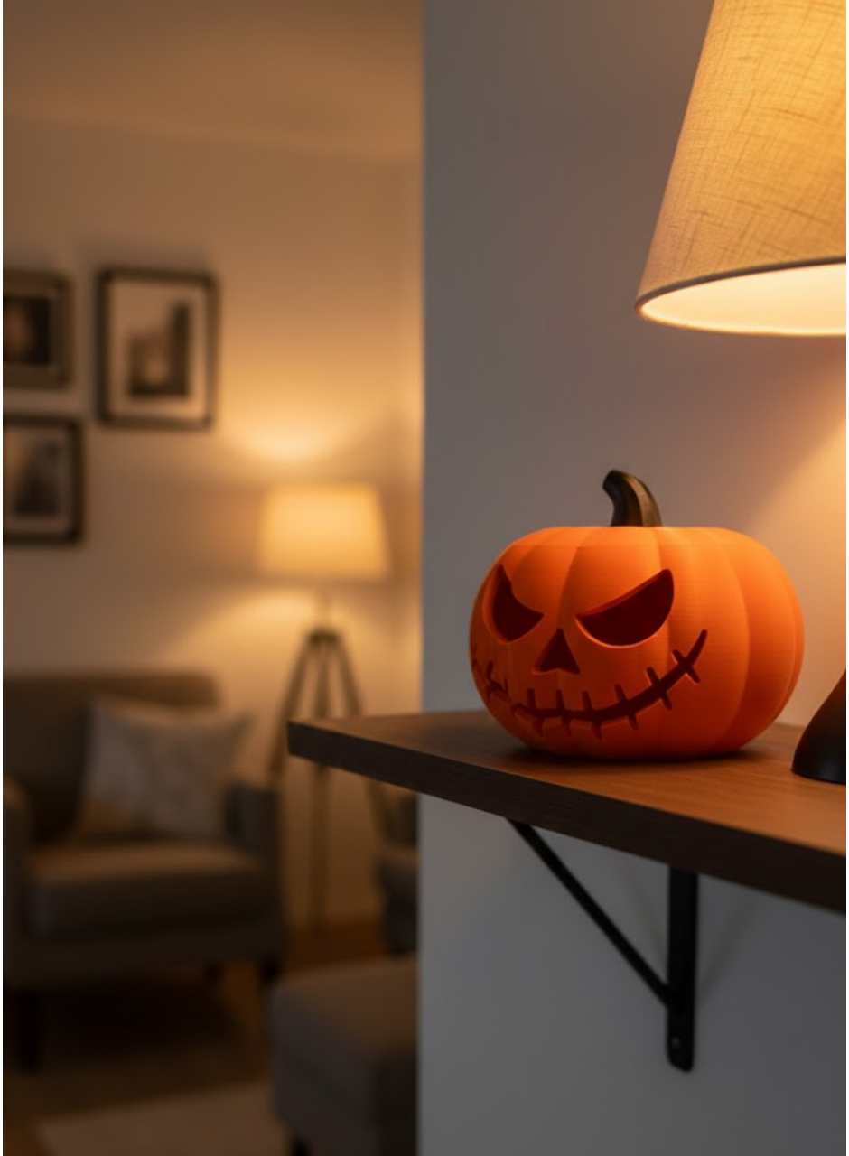 Halloween Balkabağı Dekor 23×15 cm Cadılar Bayramı Biblo Süs Objeleri