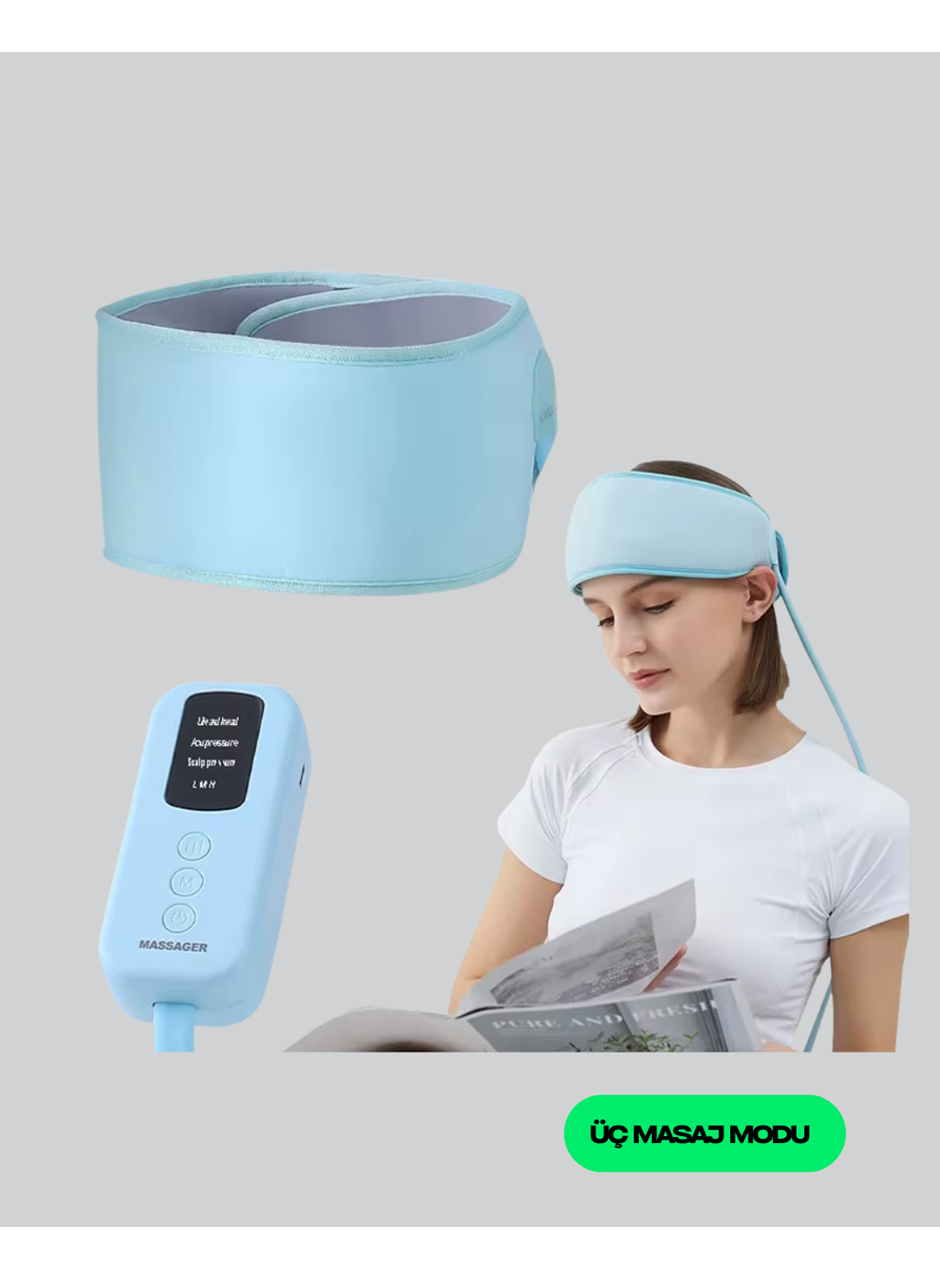 Evde Spa Etkisi Sunan Isıtmalı Baş Masaj Cihazı