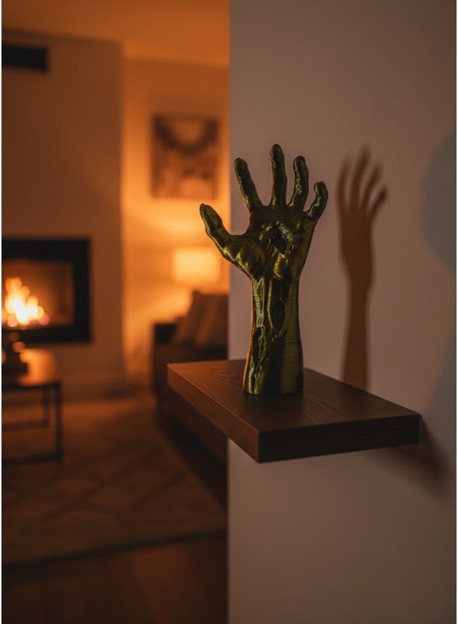 Modern Tasarım El Figürü 3D Dekoratif Biblo Koleksiyonluk