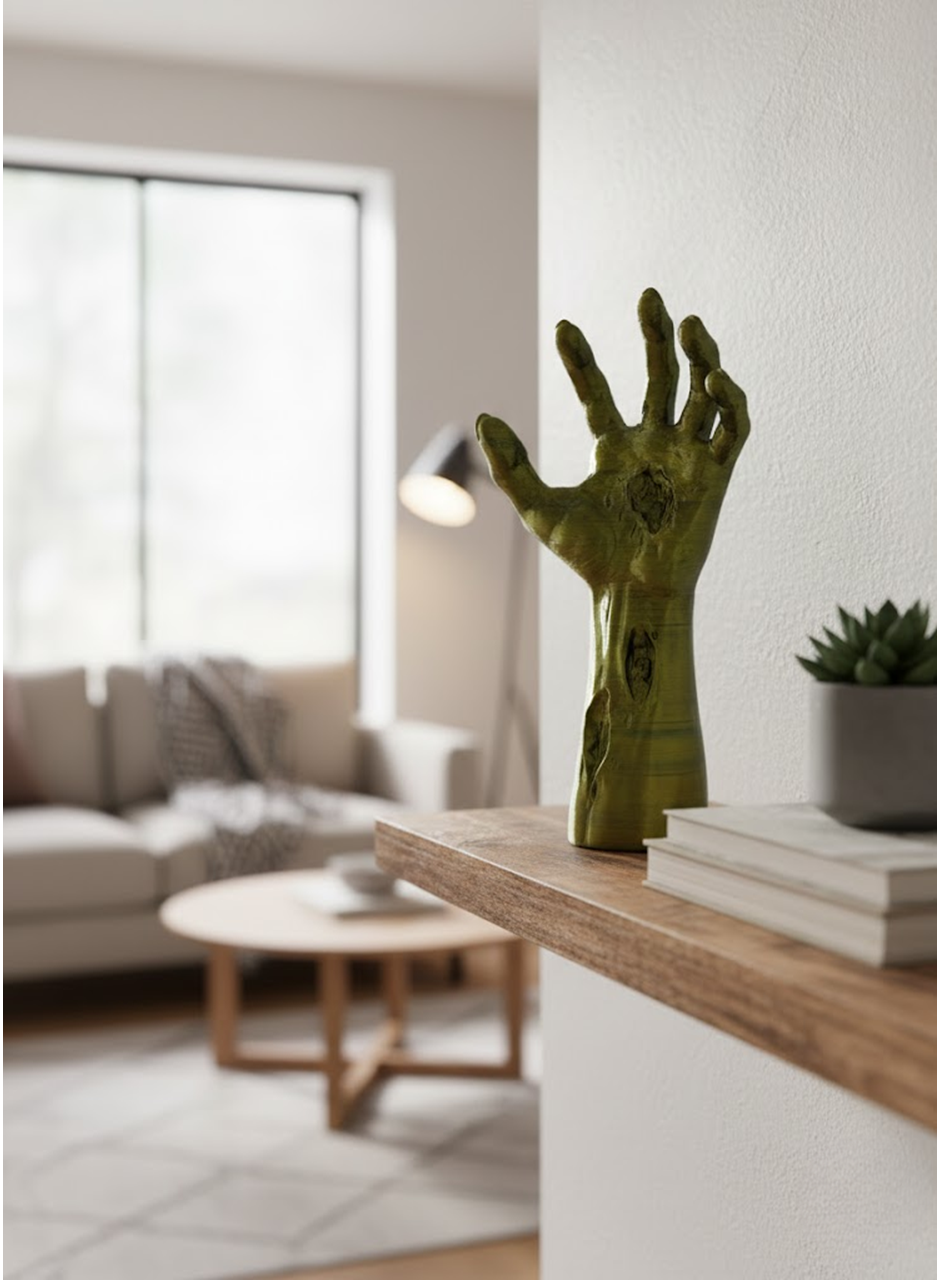 El Formu Masaüstü Dekor Obje