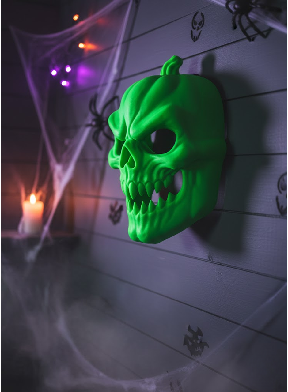 Yeşil Maske Dekor Ev ve Parti Süsleme Ürünü