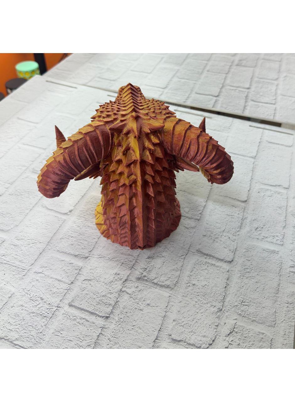 Dekoratif Gold Ejderha Heykeli Koleksiyonluk Fantastik Tasarım