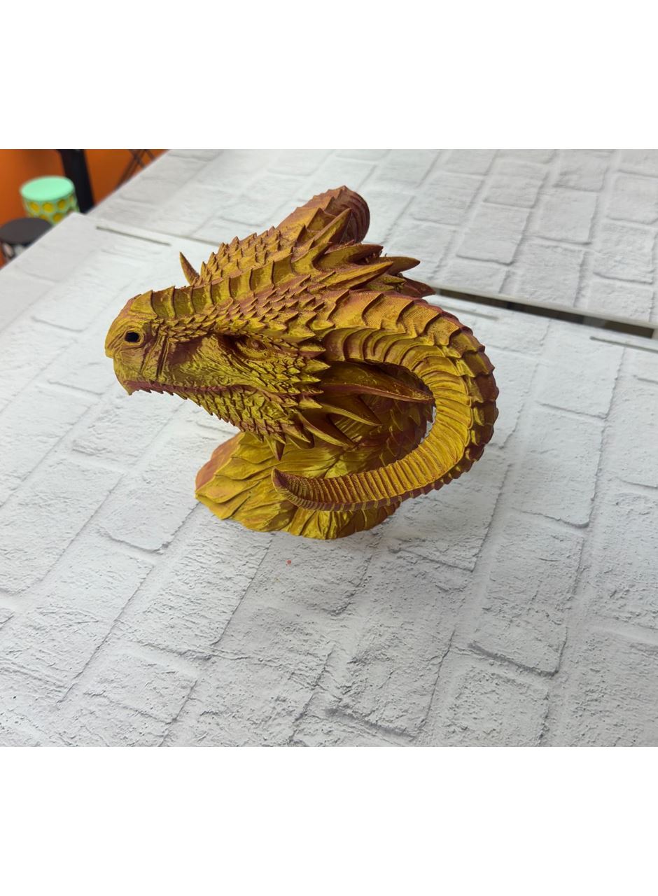 Mitolojik Gold Ejderha Biblo Fantastik Koleksiyon Ürünü