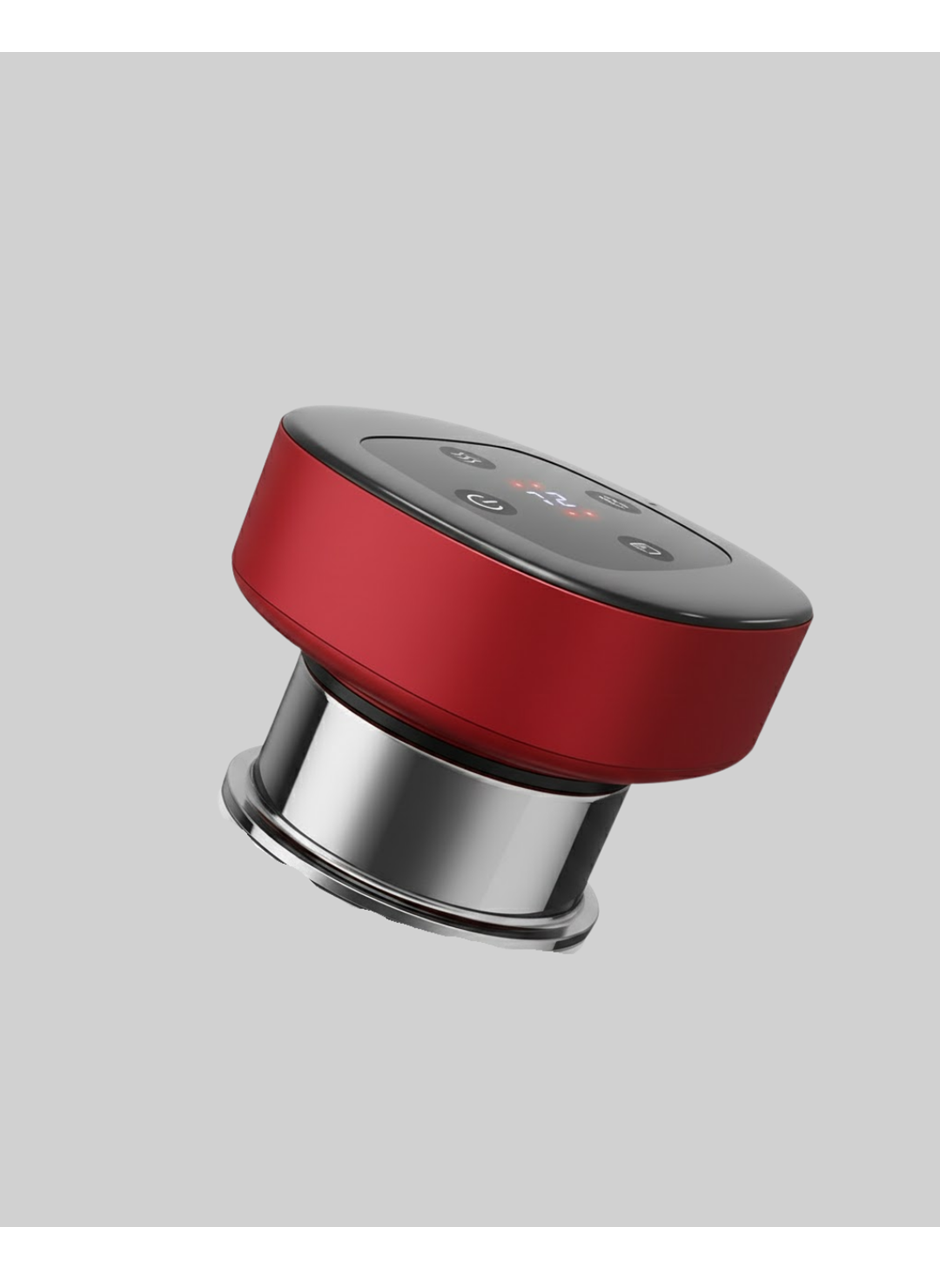 Vakumlu Masaj Aleti Çok Kademeli Emme Isıtmalı Ev Tipi Terapi