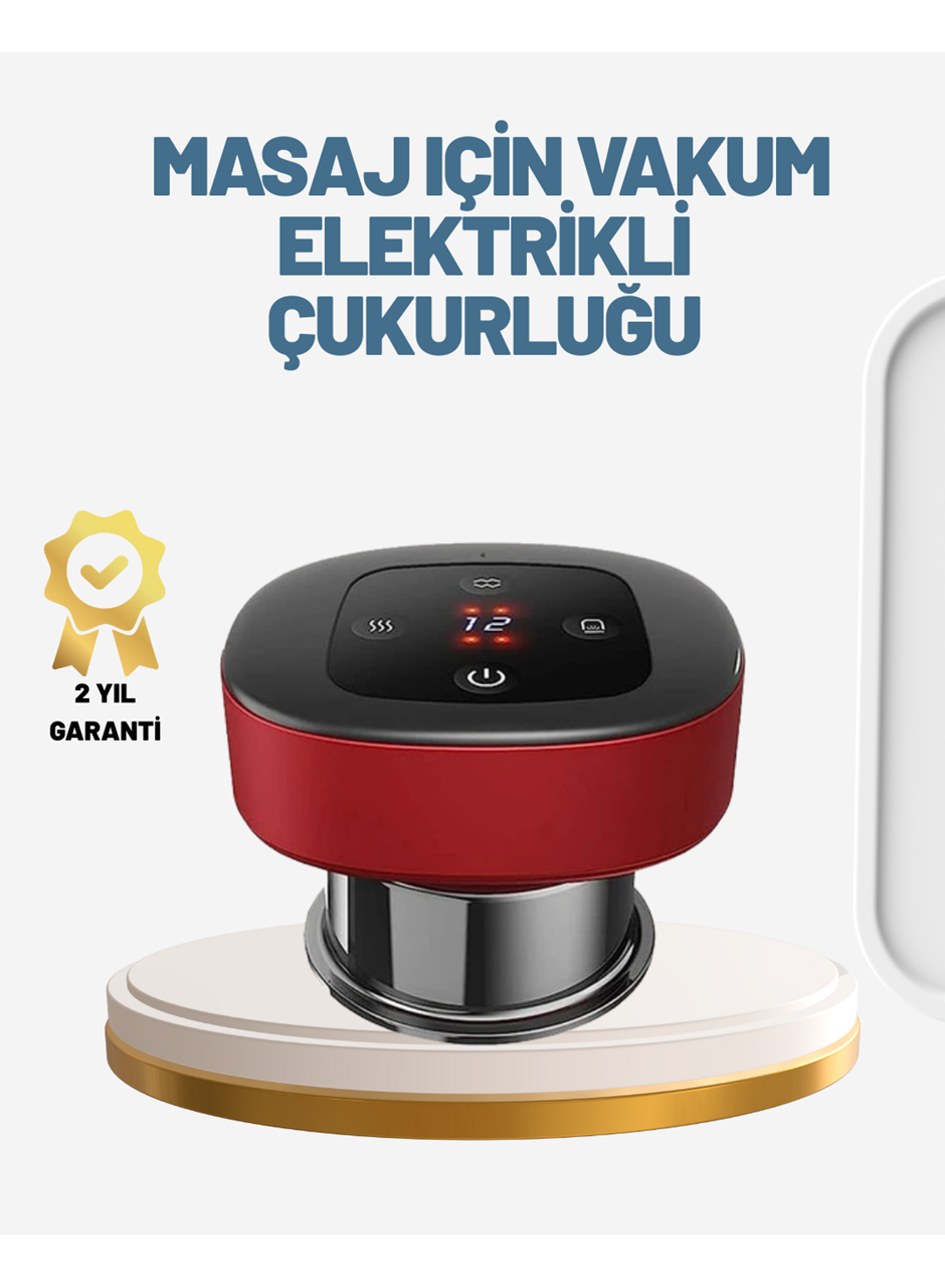 Akıllı Vakumlu Kupa Masaj Cihazı Ağrı Giderici ve Rahatlatıcı Terapi
