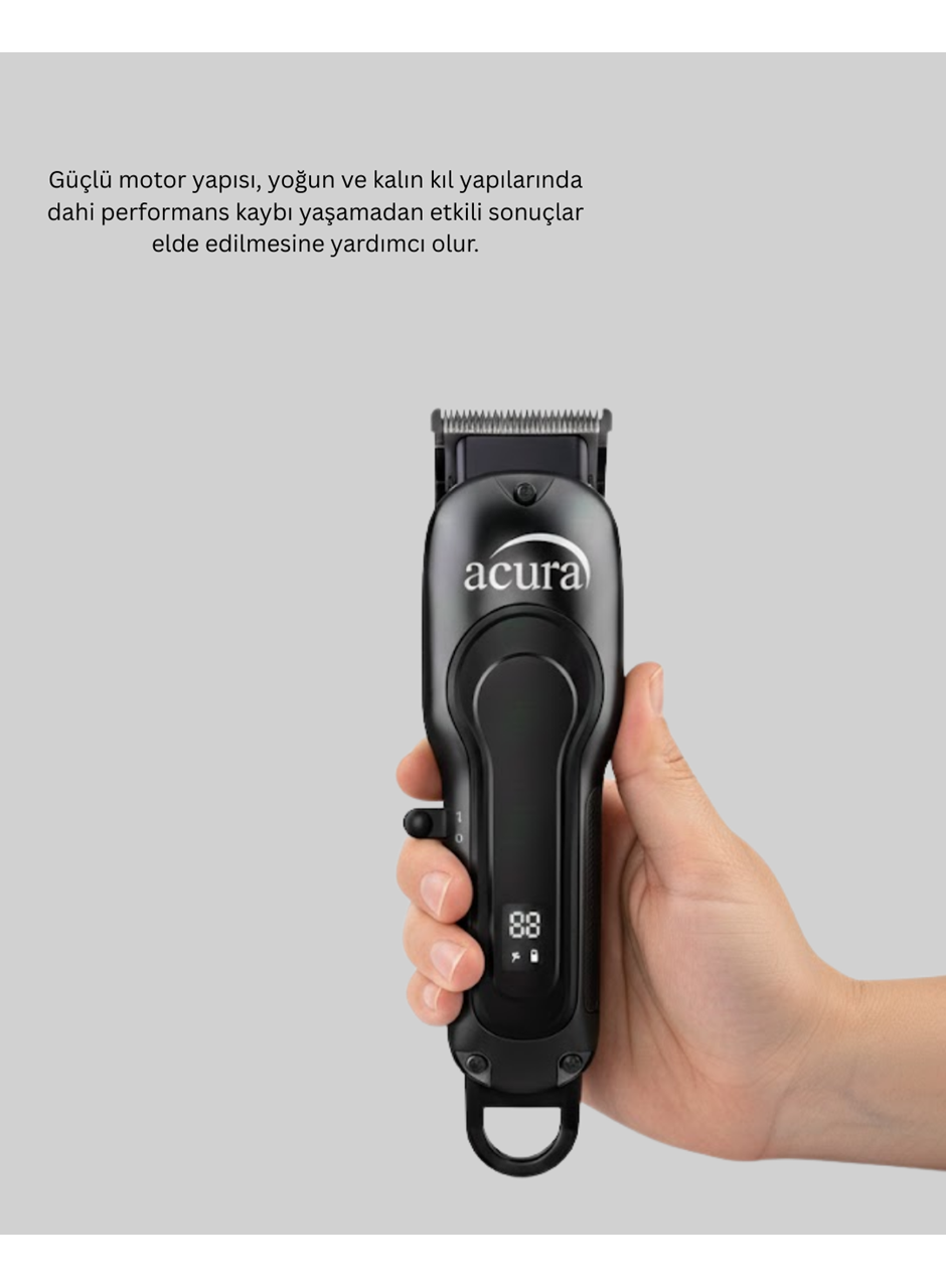 Evde ve Profesyonel Kullanıma Uygun Turbo Modlu Tıraş Makinesi