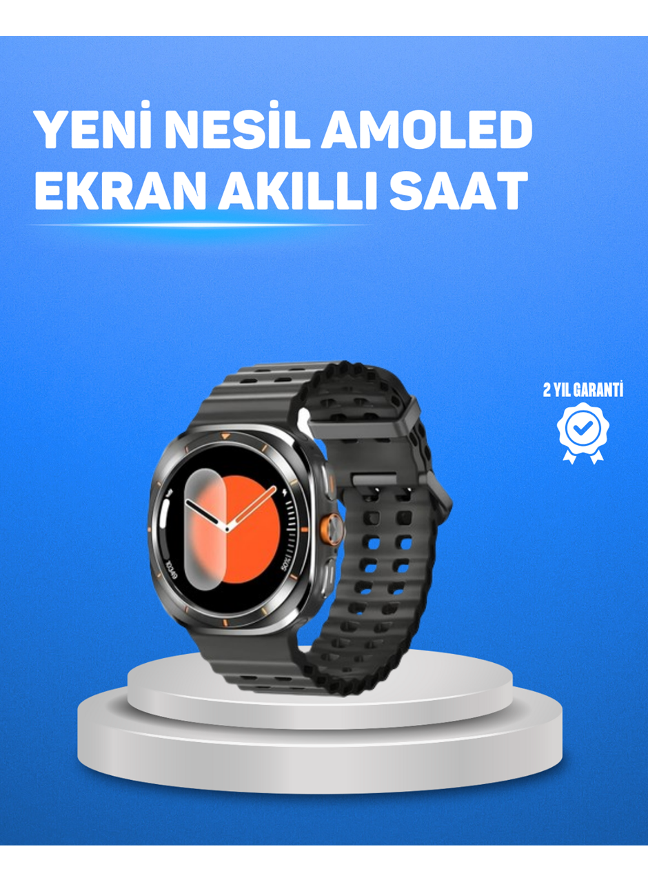 Değiştirilebilir Kordonlu Akıllı Saat IPS Ekran ve Bildirim Desteği