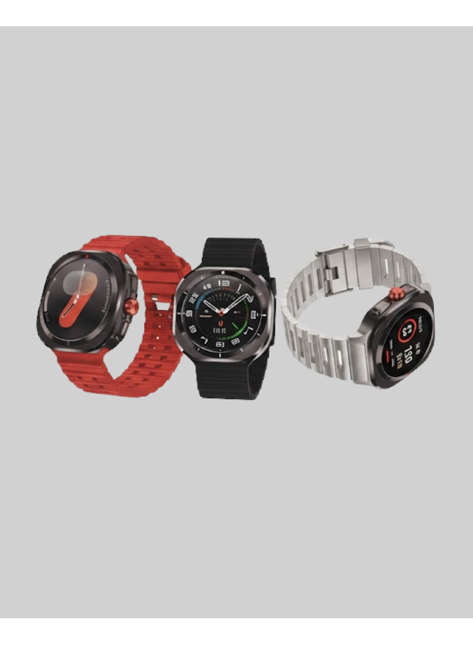 Değiştirilebilir Kordonlu Akıllı Saat IPS Ekran ve Bildirim Desteği