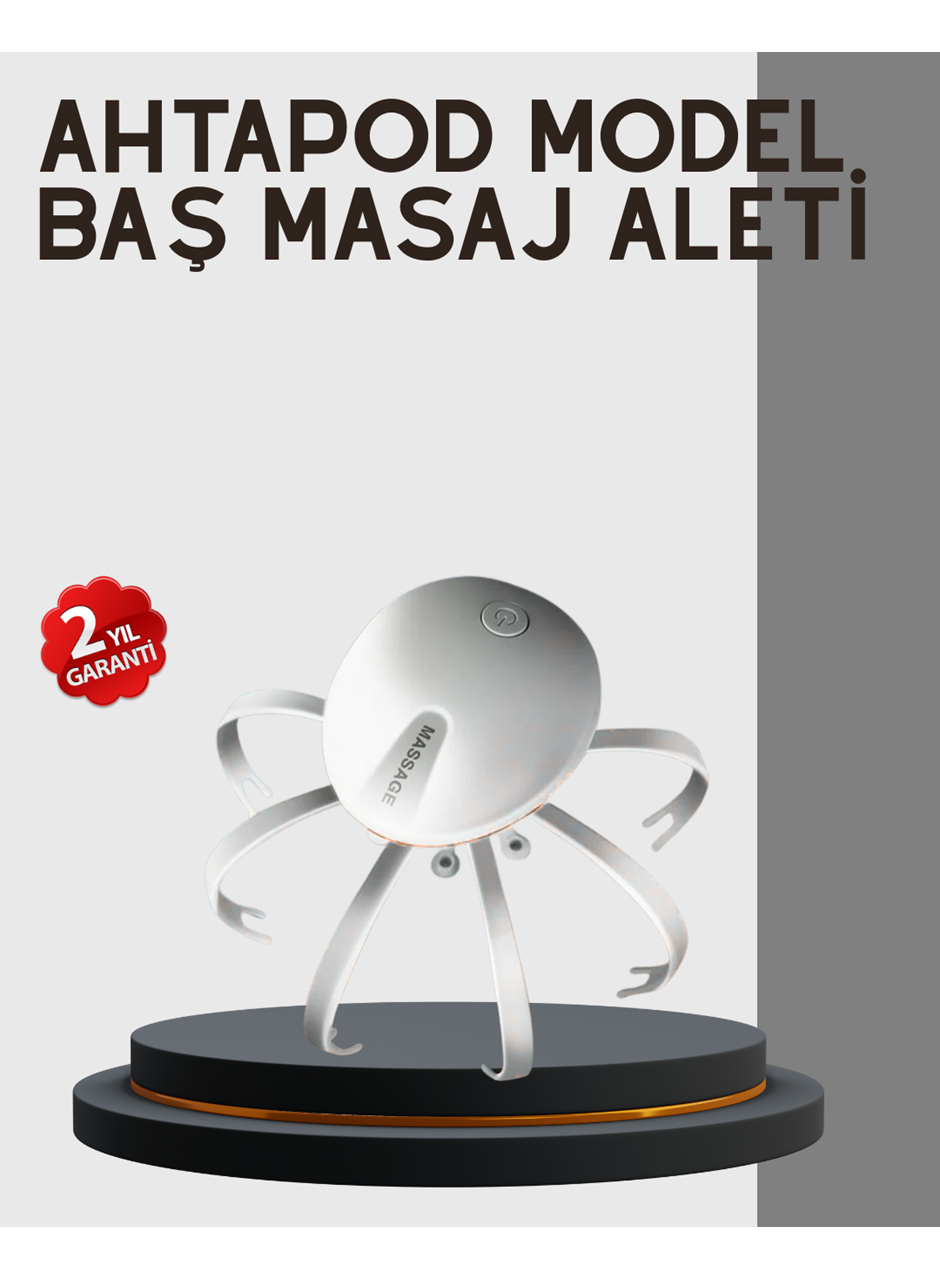 Kafa Derisi Masaj Aleti USB-C Şarjlı Rahatlatıcı ve Canlandırıcı Masaj