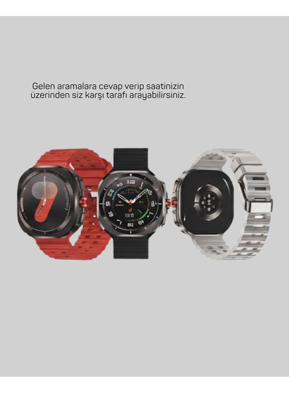 1.62 İnç Akıllı Saat Arama Özellikli Sağlık ve Spor Takibi