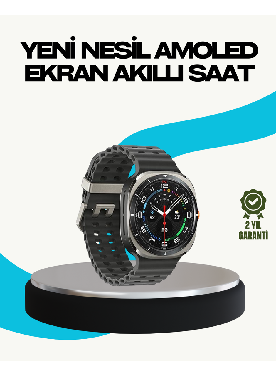 Kablosuz Şarjlı Akıllı Saat Tüm Telefonlarla Uyumlu Çok Fonksiyonlu