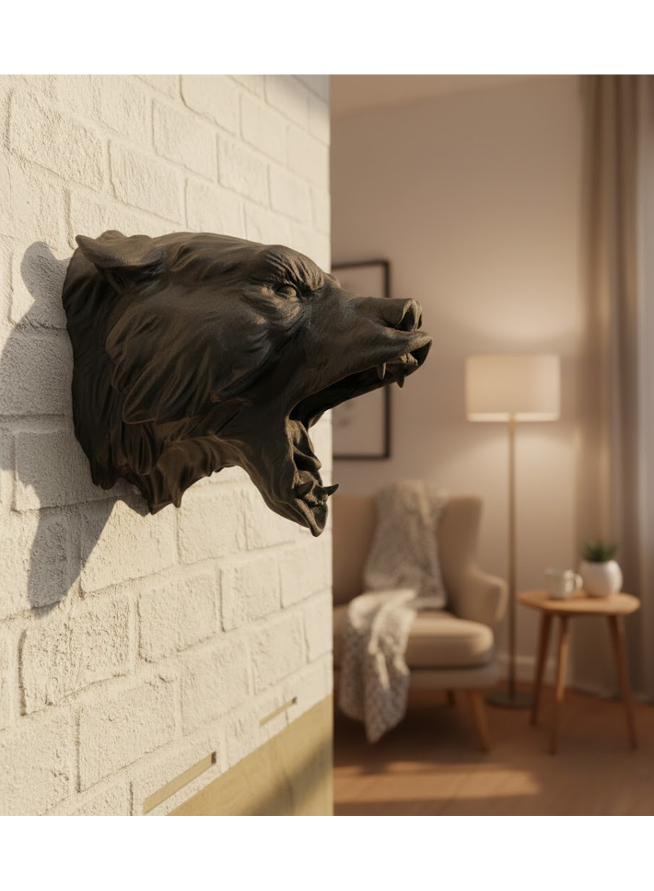 Siyah Ayı Duvar Aksesuarı