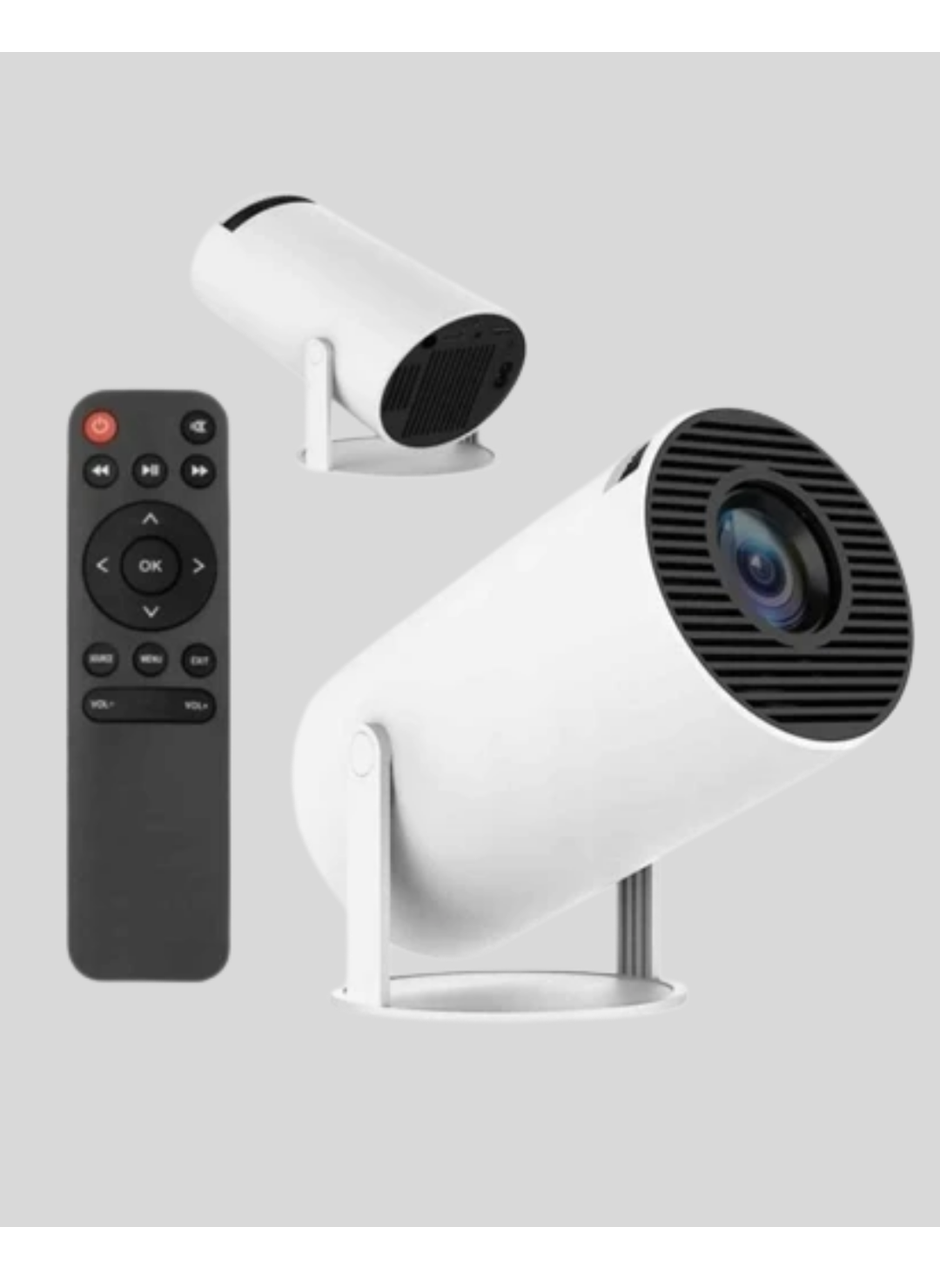 Kablosuz Mini Projeksiyon Cihazı Oyun ve Film İçin Taşınabilir Ev Sineması