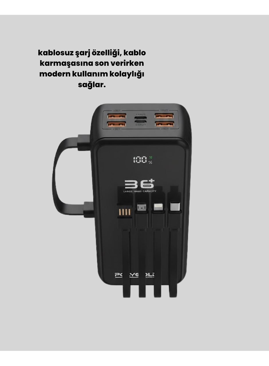 Hızlı Şarj Destekli Powerbank Tüm Cihazlarla Uyumlu