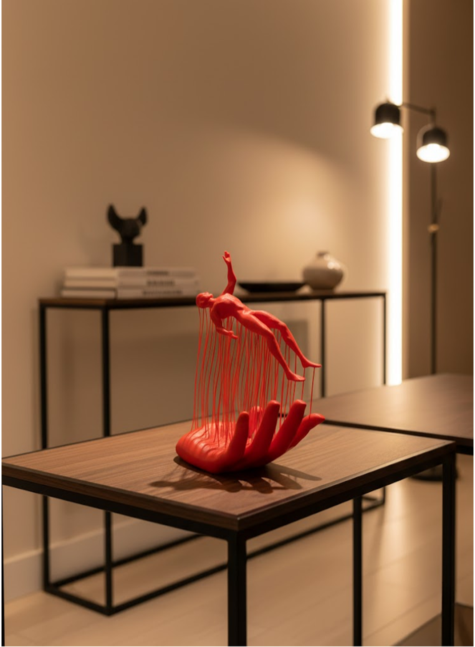 EL İNSAN FİGÜRÜ KIRMIZI