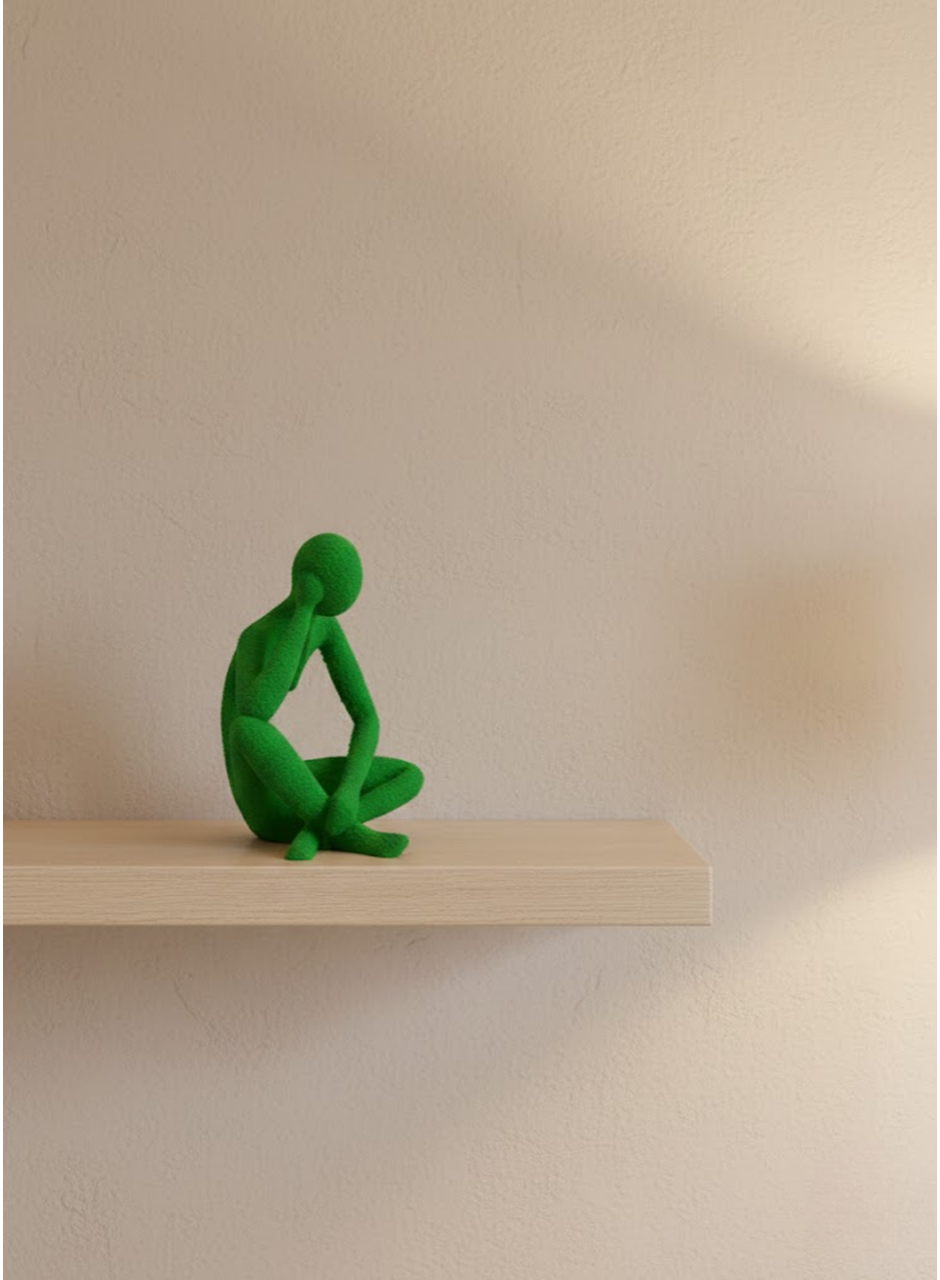 DEKORATİF İNSAN FİGÜRÜ YEŞİL