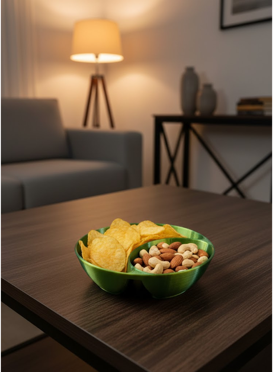 Yeşil Çerezlik Kase Seti 4 Adet 3x12 cm