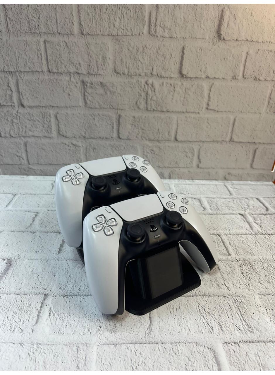 Siyah İkili Gamepad Tutucu 7x18 cm Oyun Aksesuarı