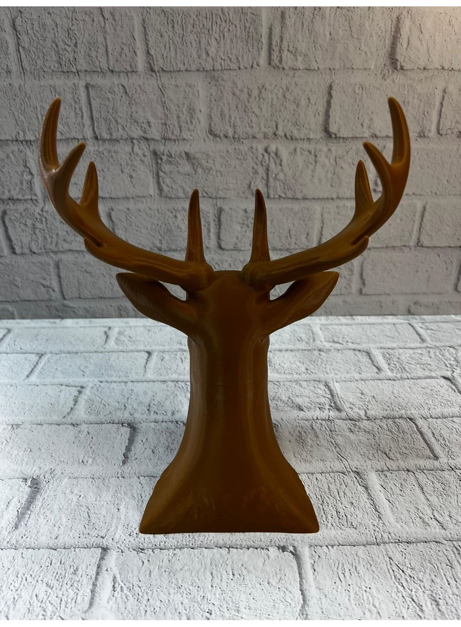 Kahverengi Geyik Biblo 23 cm Dekoratif Şık Tasarım