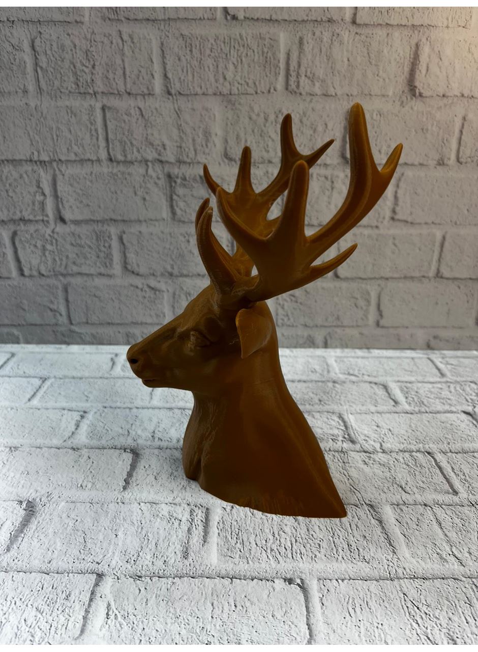 Kahverengi Geyik Biblo 23 cm Dekoratif Şık Tasarım