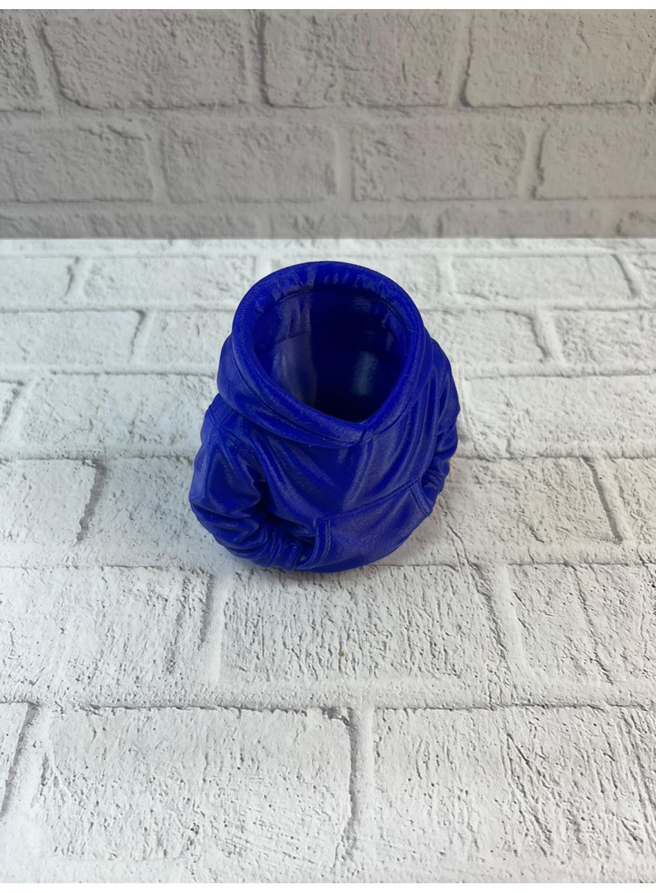 Dekoratif Lacivert Hoodie Kalemlik 10x10 cm