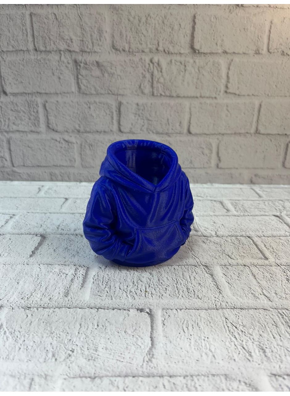 Lacivert Hoodie Kalemlik 10x10 cm Masa Üstü Düzenleyici