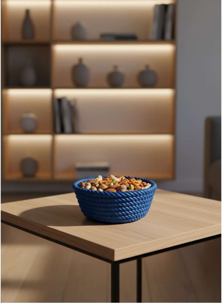 YUVARLAK ÇEREZLİK LACİVERT