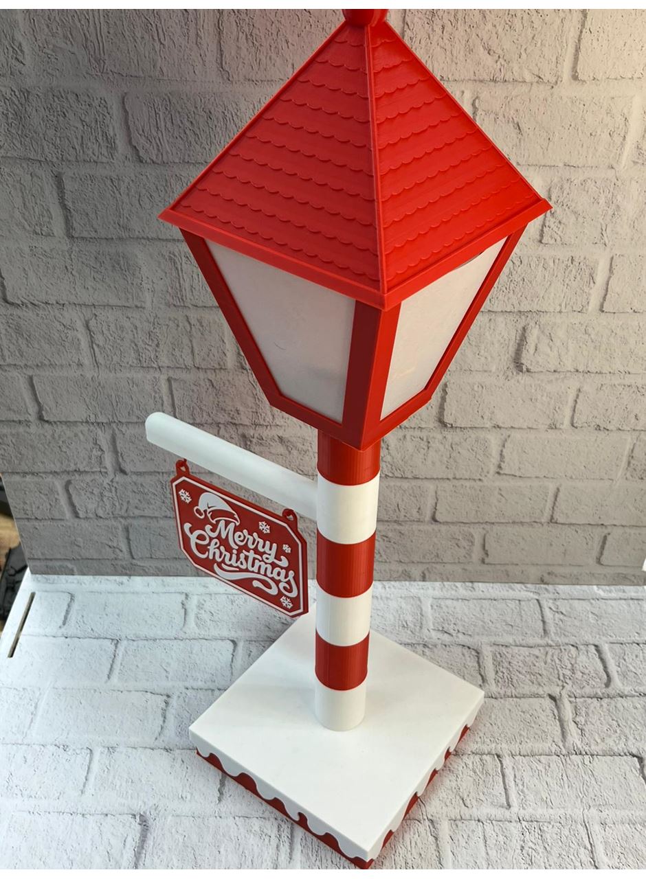 Yılbaşı Tabelalı Dekoratif Lamba Merry Christmas Işıklı Tasarım