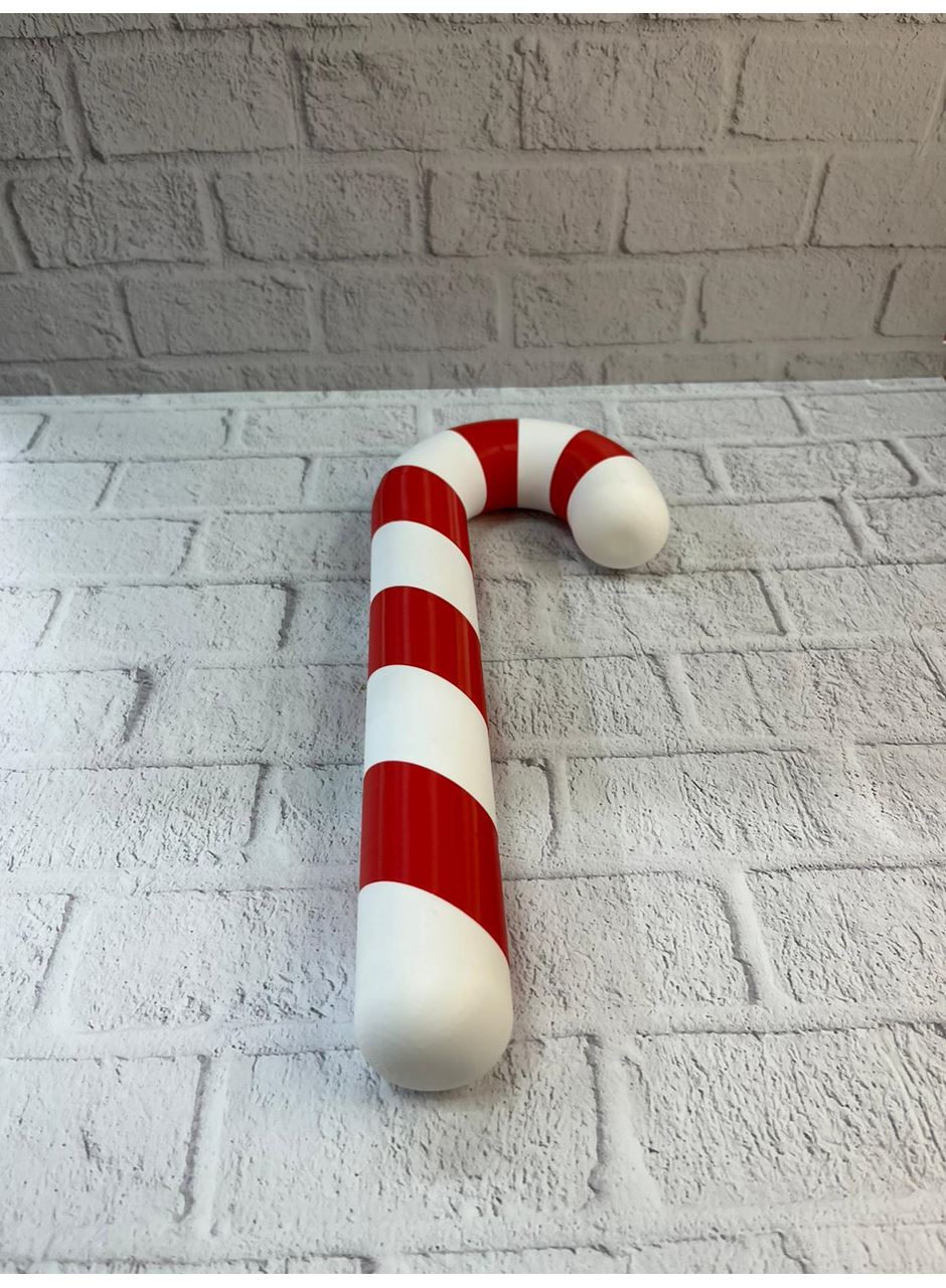 Yılbaşı Temalı Dekoratif Şeker Biblo Sıcak Salon Aksesuarı 13x34 cm