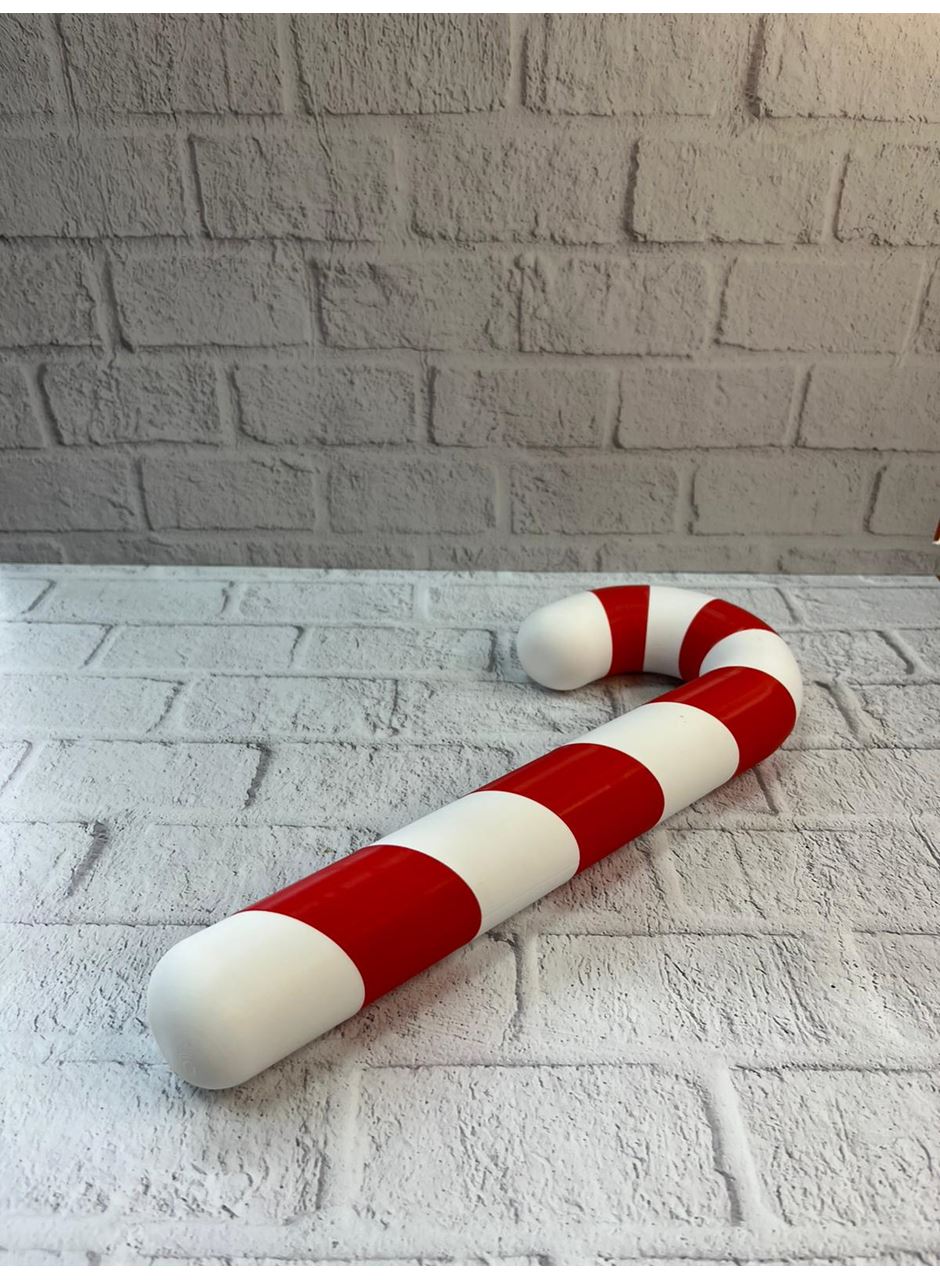 Yılbaşı Temalı Dekoratif Şeker Biblo Sıcak Salon Aksesuarı 13x34 cm