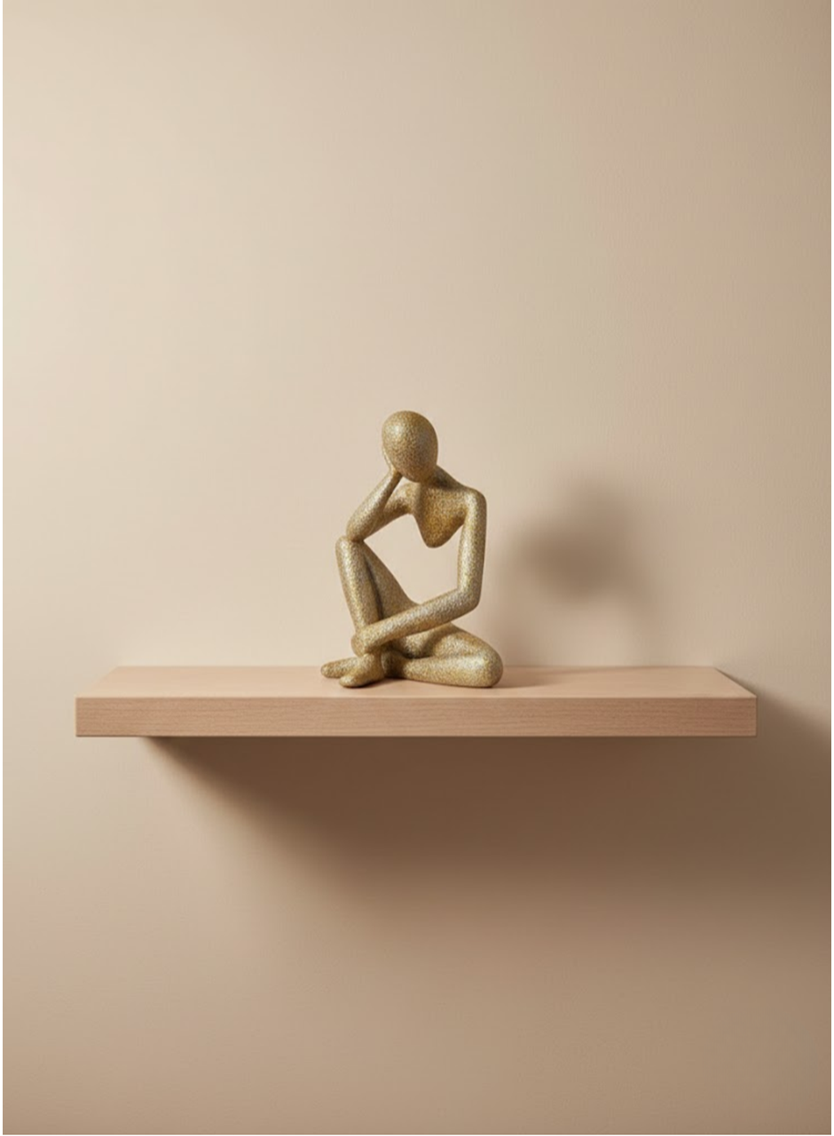 DEKORATİF İNSAN FİGÜRÜ SARI